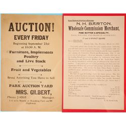 Two Vintage Broadsides  #77334