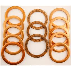 Baker's Dozen of Heavy Brass Rings  #80220