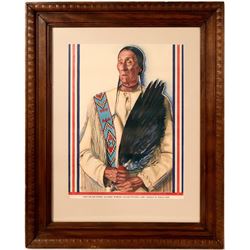 Blackfoot Warrior Print by Weiss  #110723