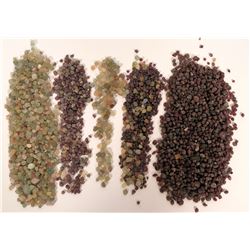 Montana Rough Sapphires and Garnets  #109180