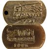 Image 1 : Matched Pair of Die and Stamp of Fitness Authority 2001 Company   #80026