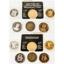 Half Dozen Georgia Medals  #571727