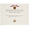 Image 1 : Army Good Conduct Medal Certificate  #64312