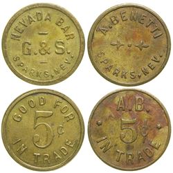 A. Benetti/Nevada Bar Tokens  #90393