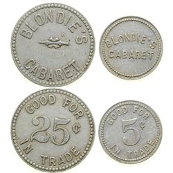Blondie's Cabaret Tokens (2)  #101982