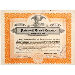 Portsmouth Transit Co Stock  #83338