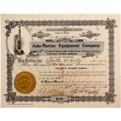 Auto=Marine Equipment Co  #77212