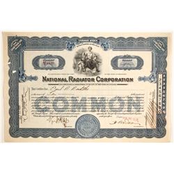 National Radiator Corp.  #89654