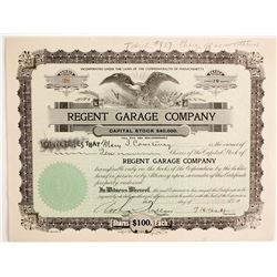 Regent Garage Company  #89779