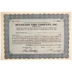 Standard Tire Company, Inc  #89712
