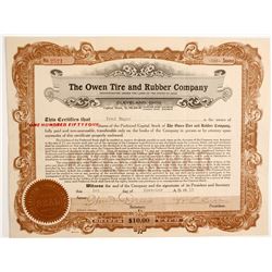 Owen Tire and Rubber Company  #89727