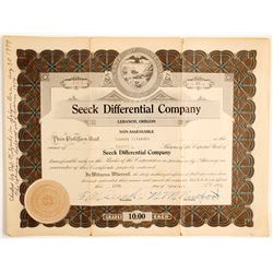 Seeck Differential Co  #89676