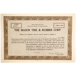 Mason Tire & Rubber Corp,  #88477
