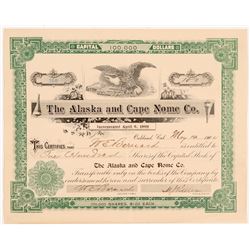 Alaska and Cape Nome Co.  #106639