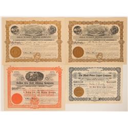 Four Bisbee Area Mining Stocks  #105955