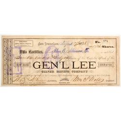 Gen'L Lee SIlver Mining Company  #77023