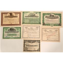 Oatman and Area Stock Certificates  #105963