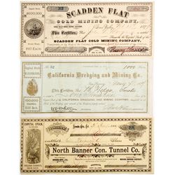 3 California Mining Stocks   #64027