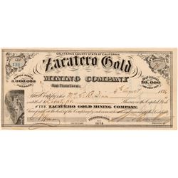 Zacatero Gold Mining Company  #100420