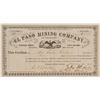 Image 1 : El Paso Mining Co. of Colorado Stock Certificate  #100864