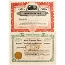 Minnesota Mining Stocks (2)  #82115