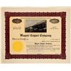 Image 1 : Wagner Copper Company Stock with Picture Vignette  #105943