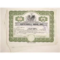 Getchell Mine Stocks (7)  #79340