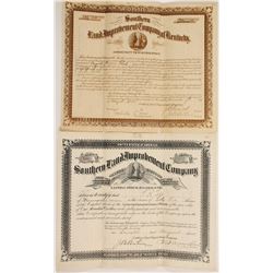 Kentucky Land Improvement Stocks (2)  #90608