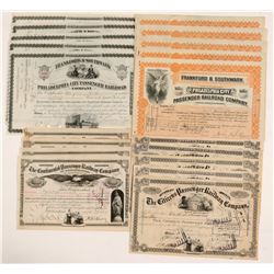 Pennsylvania Railroad Stocks (19)  #106120