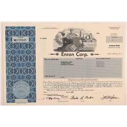Enron Corp stock  #106315