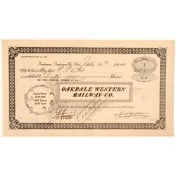 Oakdale Western Railway Co  #102451