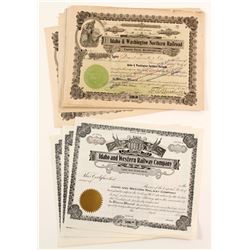 Idaho Railroad stock  #86952