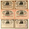 Image 1 : Chicago, Burlington & Quincy Railroad Co. Stock Certificates (6)  #107621