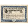 Image 1 : The Danville Belt Railroad Company Stock Certificate #1  #110314