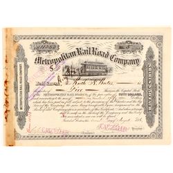 Metropolitan RailRoad Co  #101395