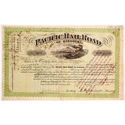 Pacific Railroad of Missouri stock  #86936