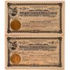 Image 1 : Bellingham Terminals & Railway Co. Stock Certificate Pair  #107625