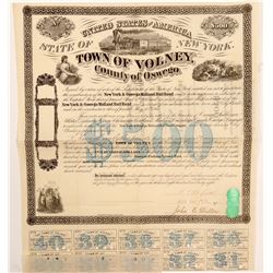 New York 7 Oswego Midland Rail Road  #105170