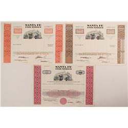 Sant Fe Industries Inc stock specimens  #81770