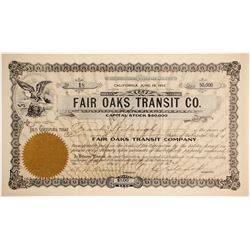 Fair Oaks Transit Co.   #77259