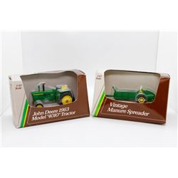 1963 John Deere 4010 1:43 and Vintage Manure Spreader 1:43