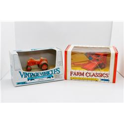 Allis Chalmers C 1:43 and Allis Chalmers Roto Baler 1:43 Ertl