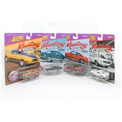 Johnny Lightening Mustang Collection - 1973, 1988, 1967 and 1963