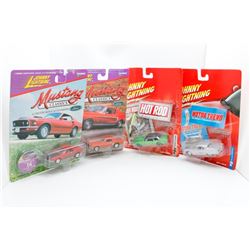 Johnny Lightening Mustang, Hot Rod and Motor Trend Collection - 1969, 1968, 1968, 1958