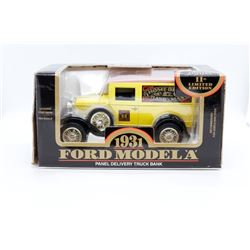 1931 Ford Model A panel delivery truck bank 1:25