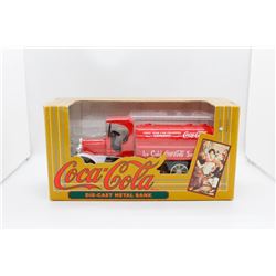 Coca-Cola die cast metal bank