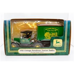 1918 Vintage Runabout Tractor Trailer 1:25 Ertl