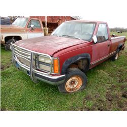 1992 GMC 2500 PICKUP TRUCK; VIN/SN:1GTGK24F2NE552953 --4X4, DIESEL ENGINE, A/T, 224,487 MILES