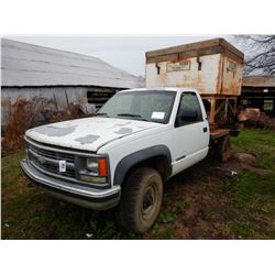 1994 CHEVROLET 2500 GRAIN TRUCK; VIN/SN:1GCGK24K2RE311543 --5.7L GAS ENGINE, A/T, GENE'S CATFISH FEE