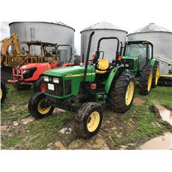 JOHN DEERE 5220 FARM TRACTOR  S/N 322536, (2) remote, sync shuttle, roll bar